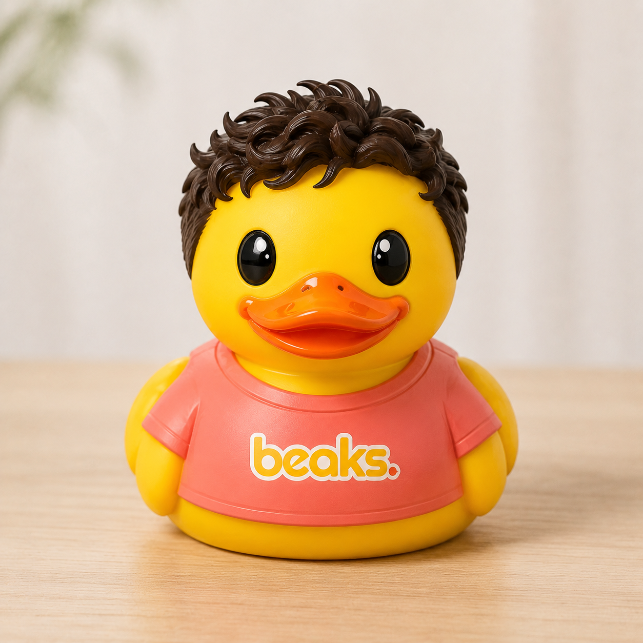Rendering of Michael's custom Beaks rubber duck, coming soon
